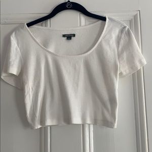 Wild Fable White Crop Top